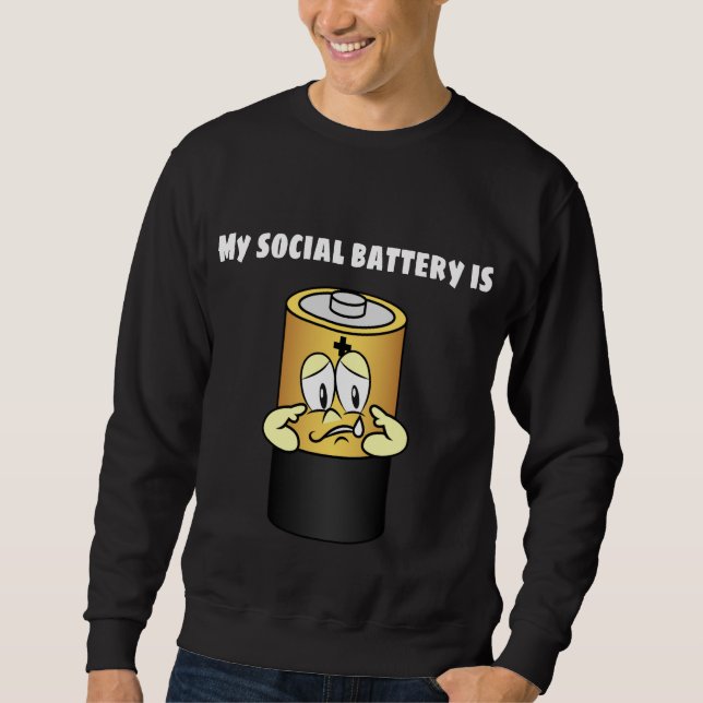 Sudadera Icono de Batería (Anverso)