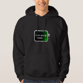 Sudadera Icono de batería en modo de baja energía Gráfico d