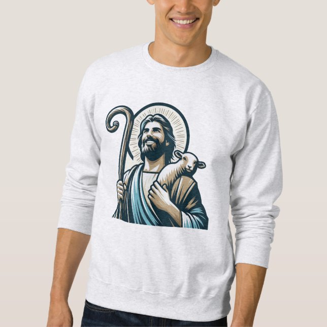 Sudadera Icono de Buen Pastor (Anverso)