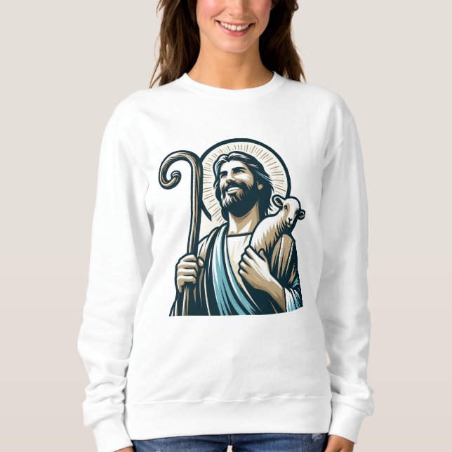 Sudadera Icono de Buen Pastor (Anverso)
