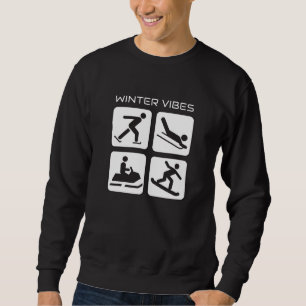 Sudadera ícono de deporte para moto de nieve con vibración 