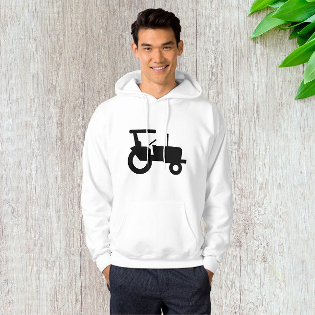 Sudadera Icono de equipo de la granja de silueta del tracto (Subido por el creador)