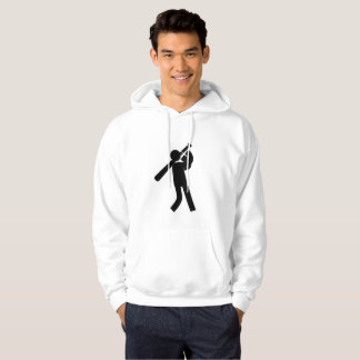 Sudadera Icono de la figura del bastón de béisbol