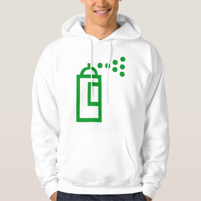 Sudadera Icono de lata de spray (Anverso)
