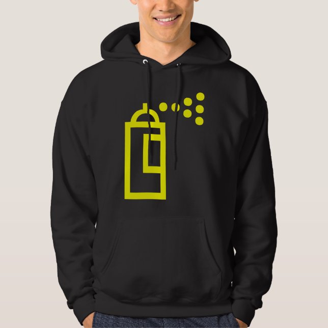 Sudadera Icono de lata de spray (Anverso)