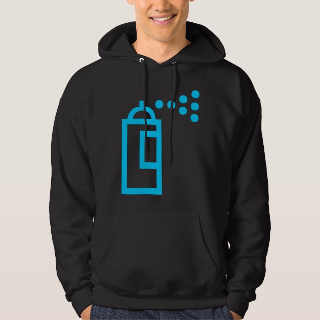 Sudadera Icono de lata de spray (Anverso)
