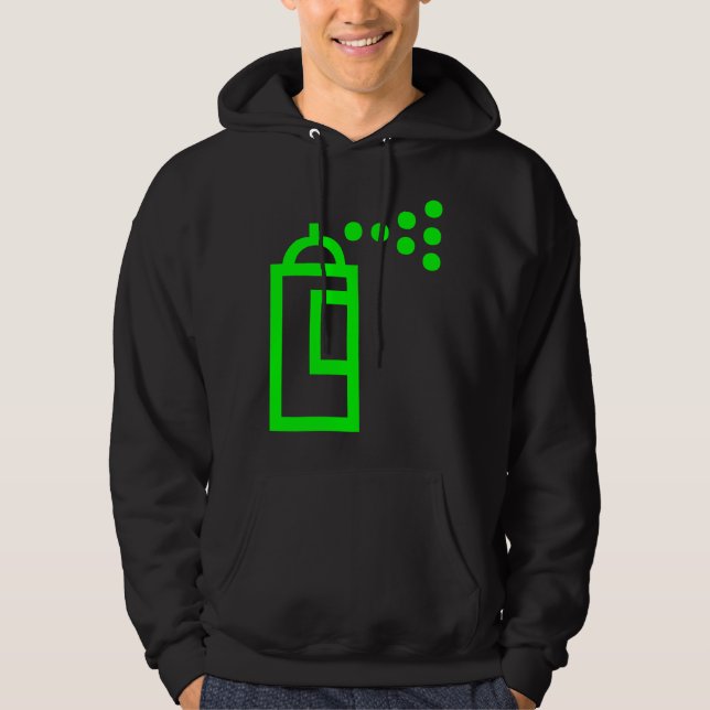 Sudadera Icono de lata de spray (Anverso)