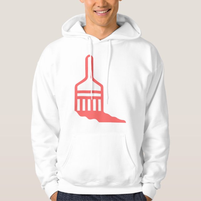 Sudadera Icono de pincel (Anverso)