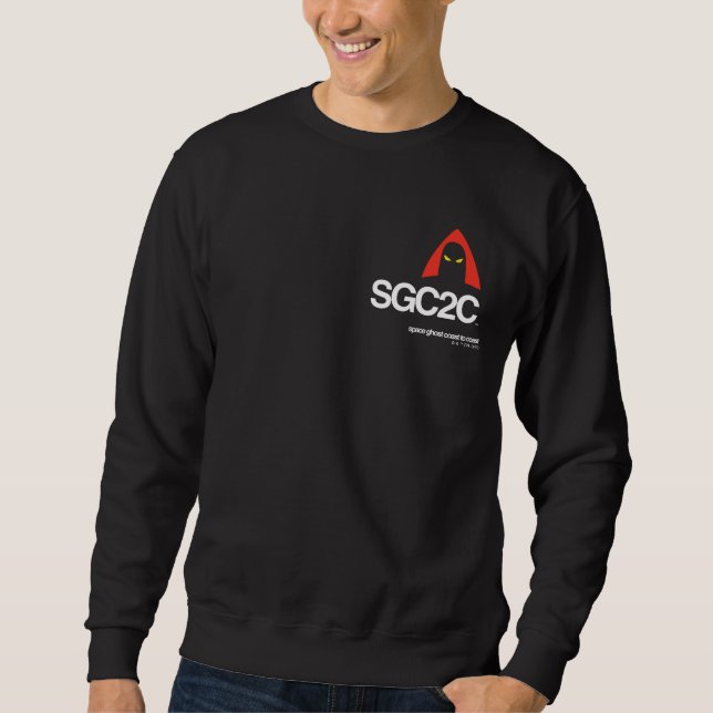 Sudadera Icono de SGC2C del fantasma espacial (Anverso)