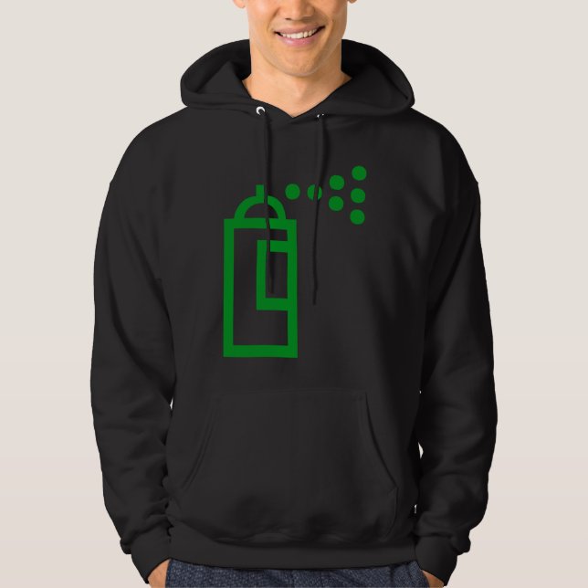 Sudadera Icono de Spray Can (Anverso)