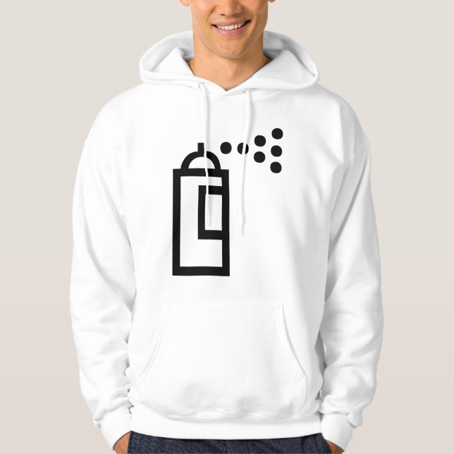 Sudadera Icono de Spray Can (Anverso)