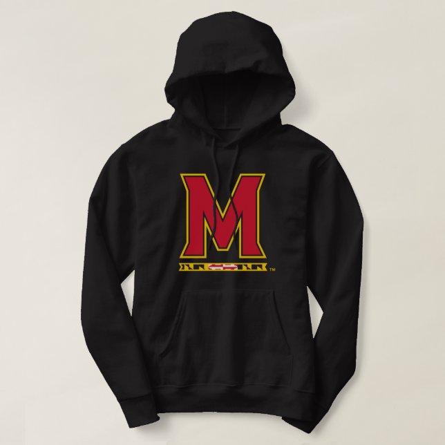 Sudadera Icono de Terrapins de Maryland con licencia oficia (Diseño del anverso)
