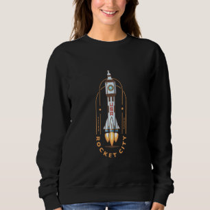 Sudadera Icono del cohete cuajo de Huntsville Alabama