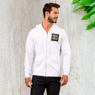 Sudadera Icono gráfico de biblioteca minimalista