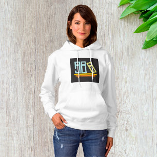 Sudadera Icono gráfico de estantería minimalista