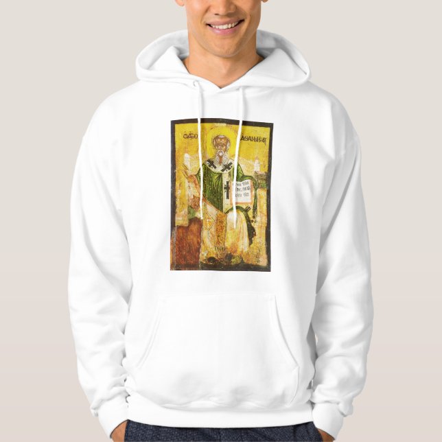 Sudadera Icono ortodoxo de San Atanasio de Alejandría (Anverso)