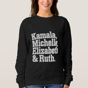 Sudadera Icono político feminista Kamala Michelle Elizabeth