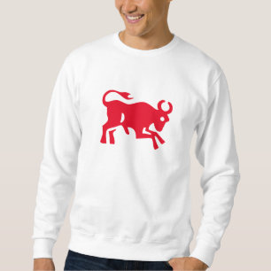 Sudadera icono rojo de Taurus