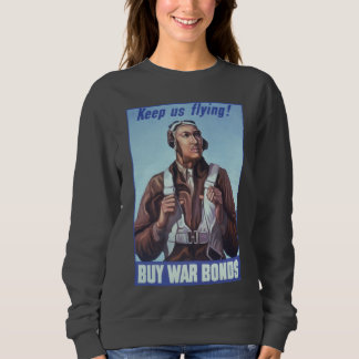 Sudadera Iconos de la Historia Negra: Aviadores de la SGM, 