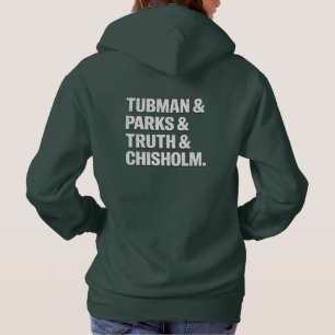 Sudadera Iconos de la historia: Tubman, Parques, Verdad y C