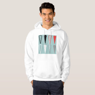 Sudadera Iconos minimalistas de zanahoria vegetal