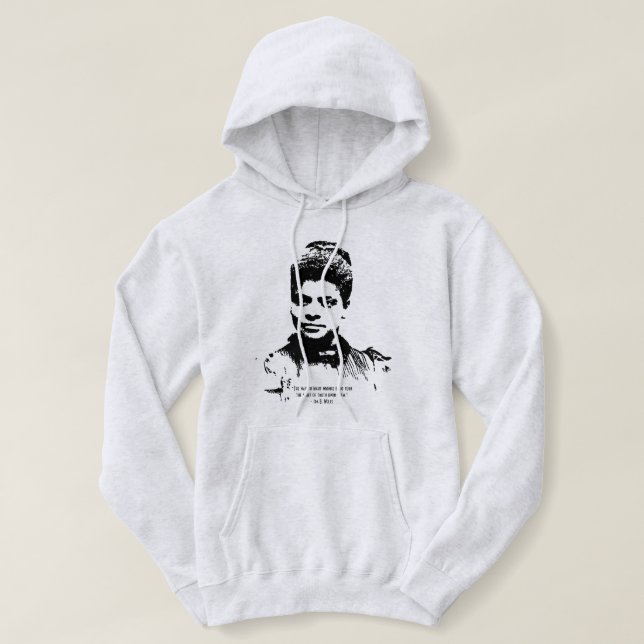 Sudadera Ida B arroja luz a la cita de la verdad (Diseño del anverso)