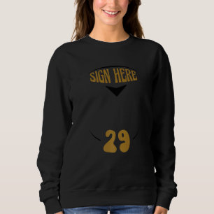 Sudadera Idea 29.ª Idea de cumpleaños 29 años firma invitad