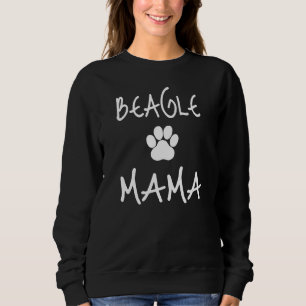 Sudadera Idea Cuta Para Beagle Mama Moms Mujeres Paw Print