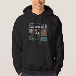 Sudadera Idea de diseño de sintetizador de amor máquina de 