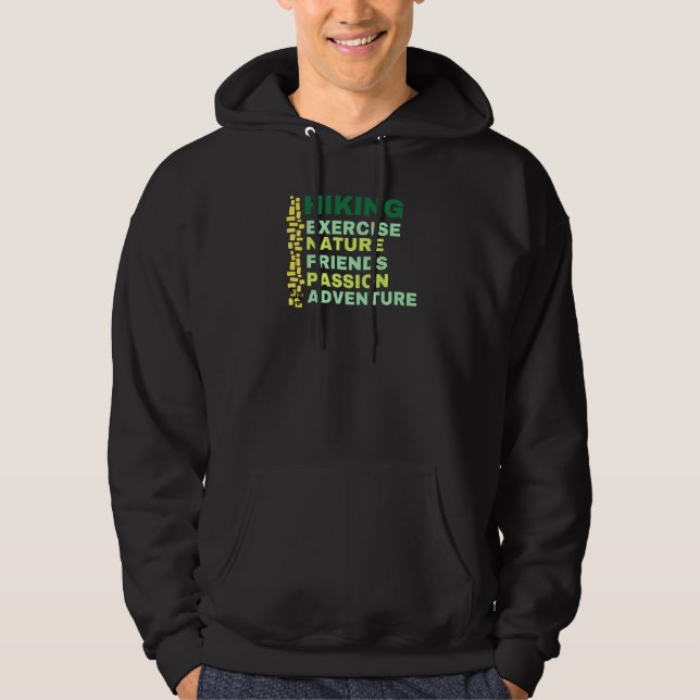 Sudadera Idea de excursión por la naturaleza (Anverso)