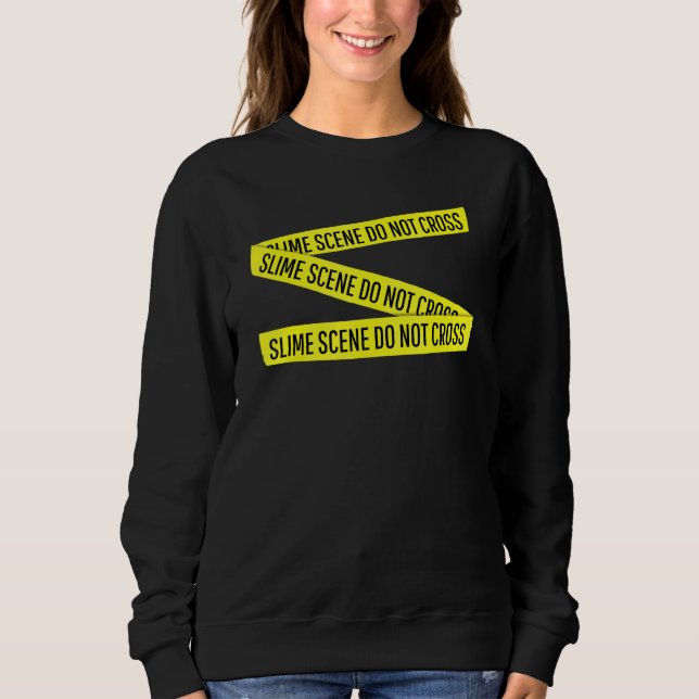Sudadera Idea de grupo de fiesta de slime   Escena de slime (Anverso)