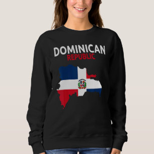 Sudadera Idea de la bandera de la República Dominicana para