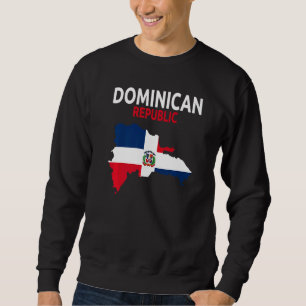 Sudadera Idea de la bandera de la República Dominicana para