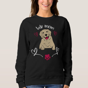 Sudadera Idea De Lab Mom Para Labrador Recuperador De Perro