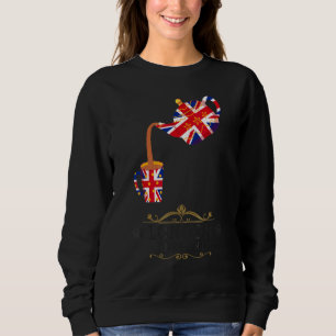 Sudadera Idea de Londres para niños con bandera Union Jack 