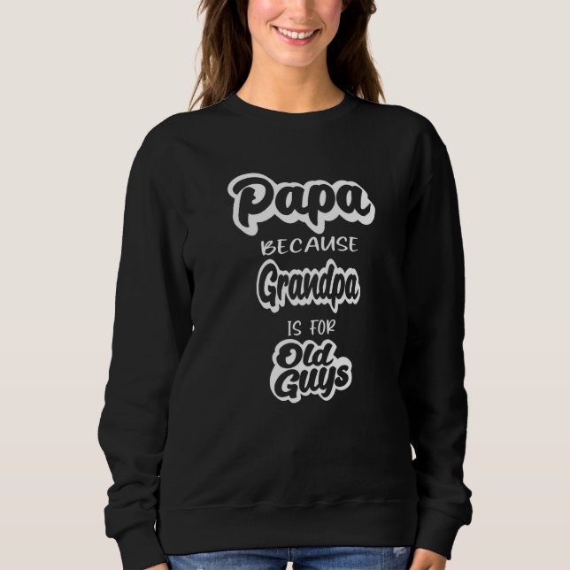Sudadera Idea De Los Hombres Papá Para Los Orgullosos Pappy (Anverso)