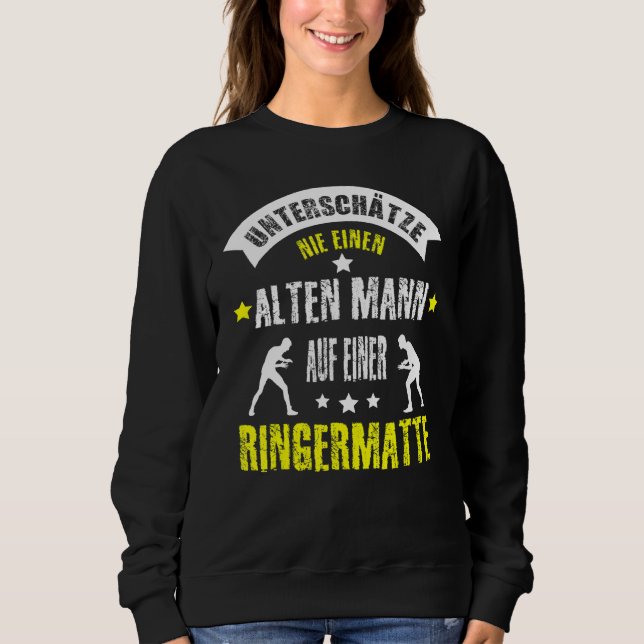 Sudadera Idea de Mat Ring Motif Ring Ringer Ring para hombr (Anverso)
