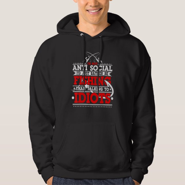 Sudadera Idea De Pesca Para La Gente Que Ama El Pescado (Anverso)