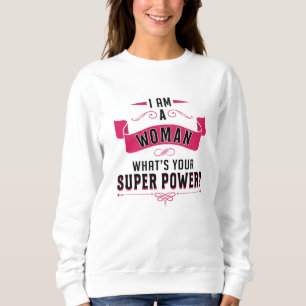 Sudadera Idea de regalo de la mujer Chica del día del poder