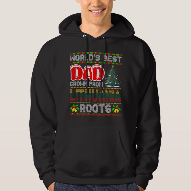 Sudadera Idea de regalo de Navidad para papá de Lituania Je (Anverso)