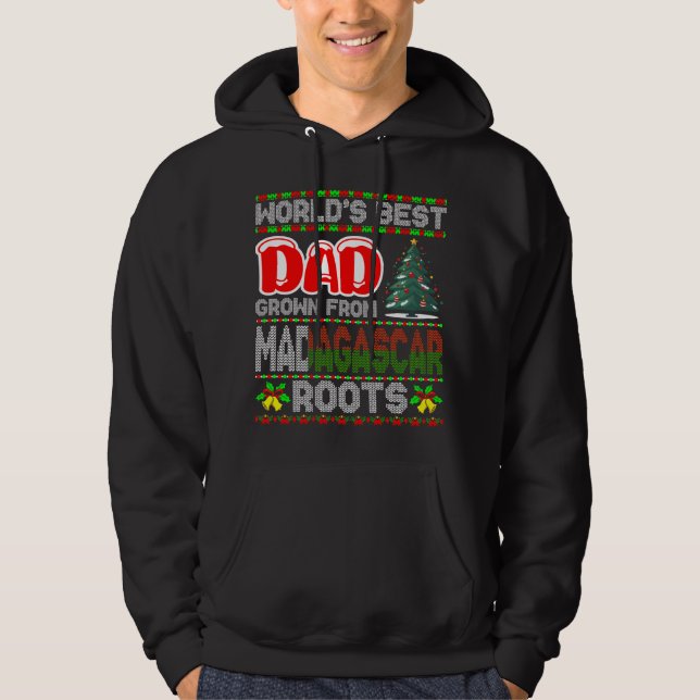 Sudadera Idea de regalo de Navidad para papá de Madagascar  (Anverso)