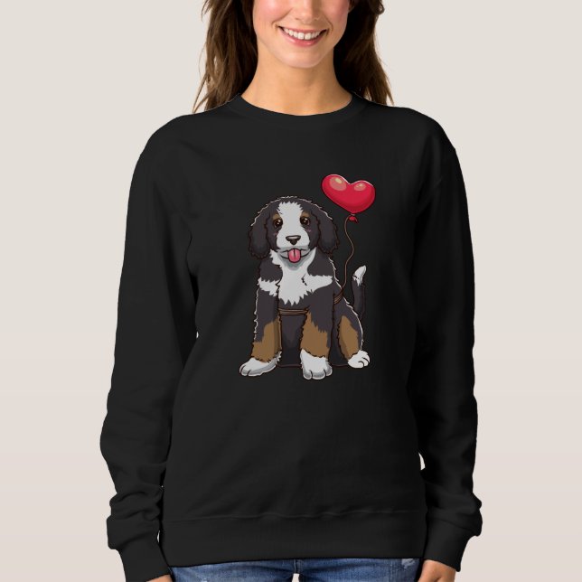Sudadera Idea de regalo de perro de Bernedoodle (Anverso)