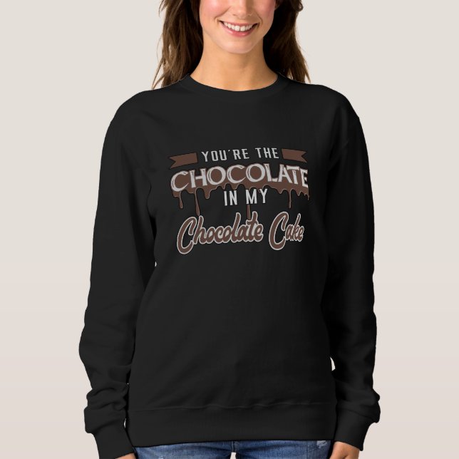 Sudadera Idea de regalo dulce de chocolate en el día del pa (Anverso)