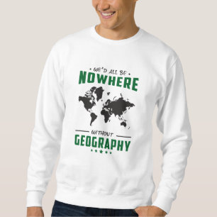 Sudadera Idea de regalo para profesores de geografía divert