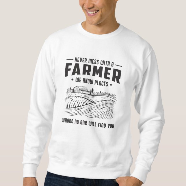 Sudadera Idea de regalo para tractores divertidos de agricu (Anverso)