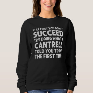 Sudadera Idea de Reunión de Aniversario de la Familia Cantr
