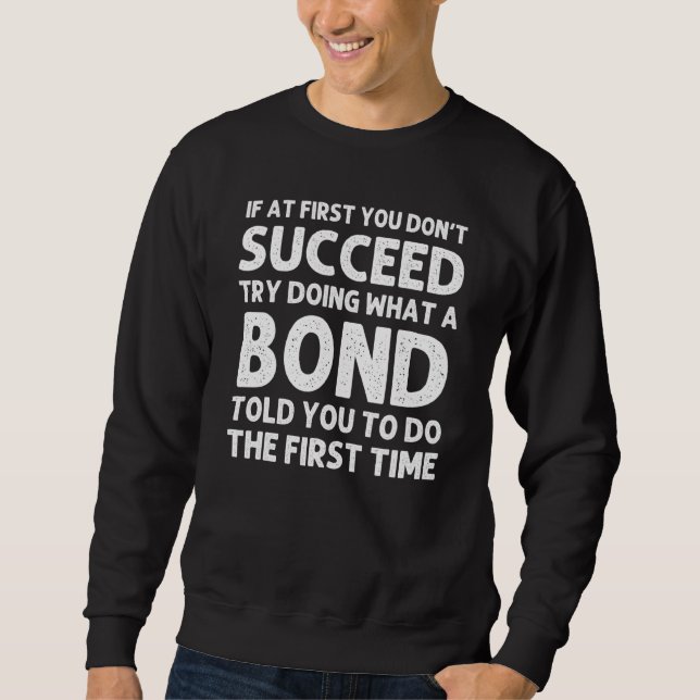 Sudadera Idea de Reunión de Cumpleaños de Bond Surname Fami (Anverso)