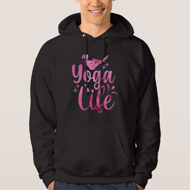 Sudadera Idea de yoga de vida de yoga (Anverso)