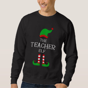 Sudadera Idea del grupo familiar Elf Matching del Profesor