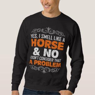 Sudadera Idea del regalo de la afición del montar a caballo
